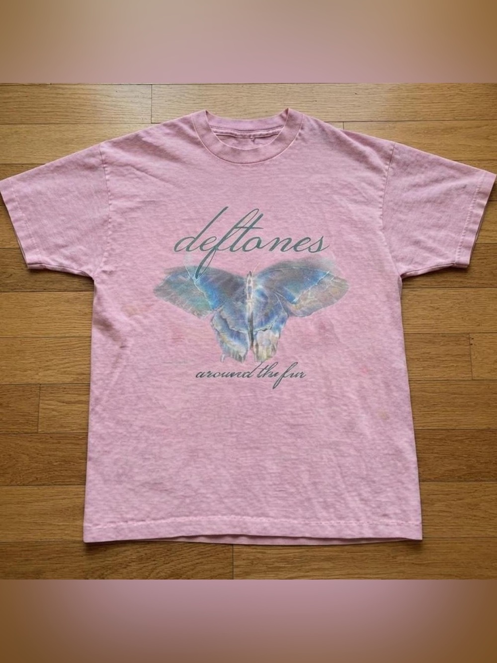 Deftones 'Around the Fur' Pink Band Tee